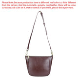 Royal Bagger Shoulder Bags for Women, Genuine Cow Leather Crossbody Bag, Trendy Retro Square Phone Purse 1660