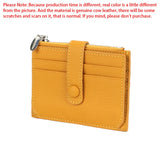 Royal Bagger Thin Credit Card Holder for Women Genuine Cow Leather Coin Purses Fashion Casual Small Wallet Purse 1566